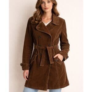 Vintage Merona Corduroy Trench Coat – Women’s XXL